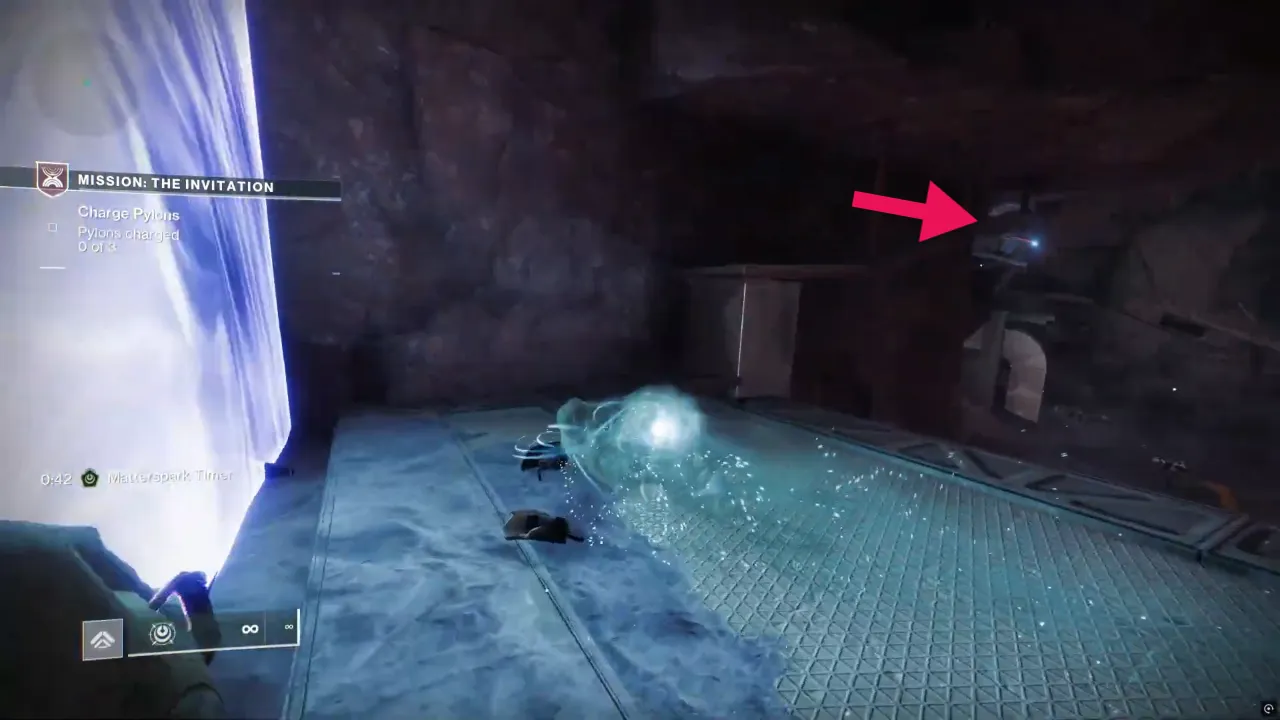 Pylon 1 location in Destiny 2 The Edge of Fate