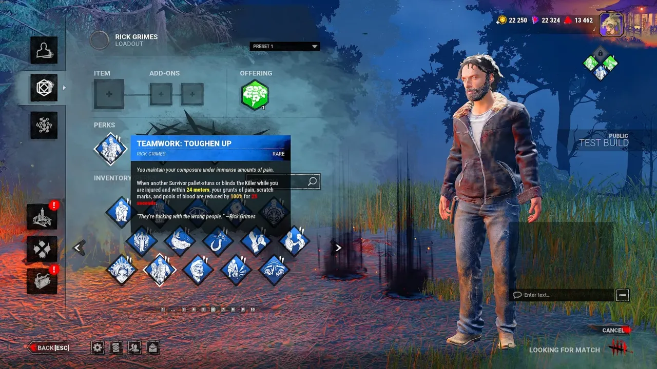 Rick Grimes Perks in Dead by Daylight