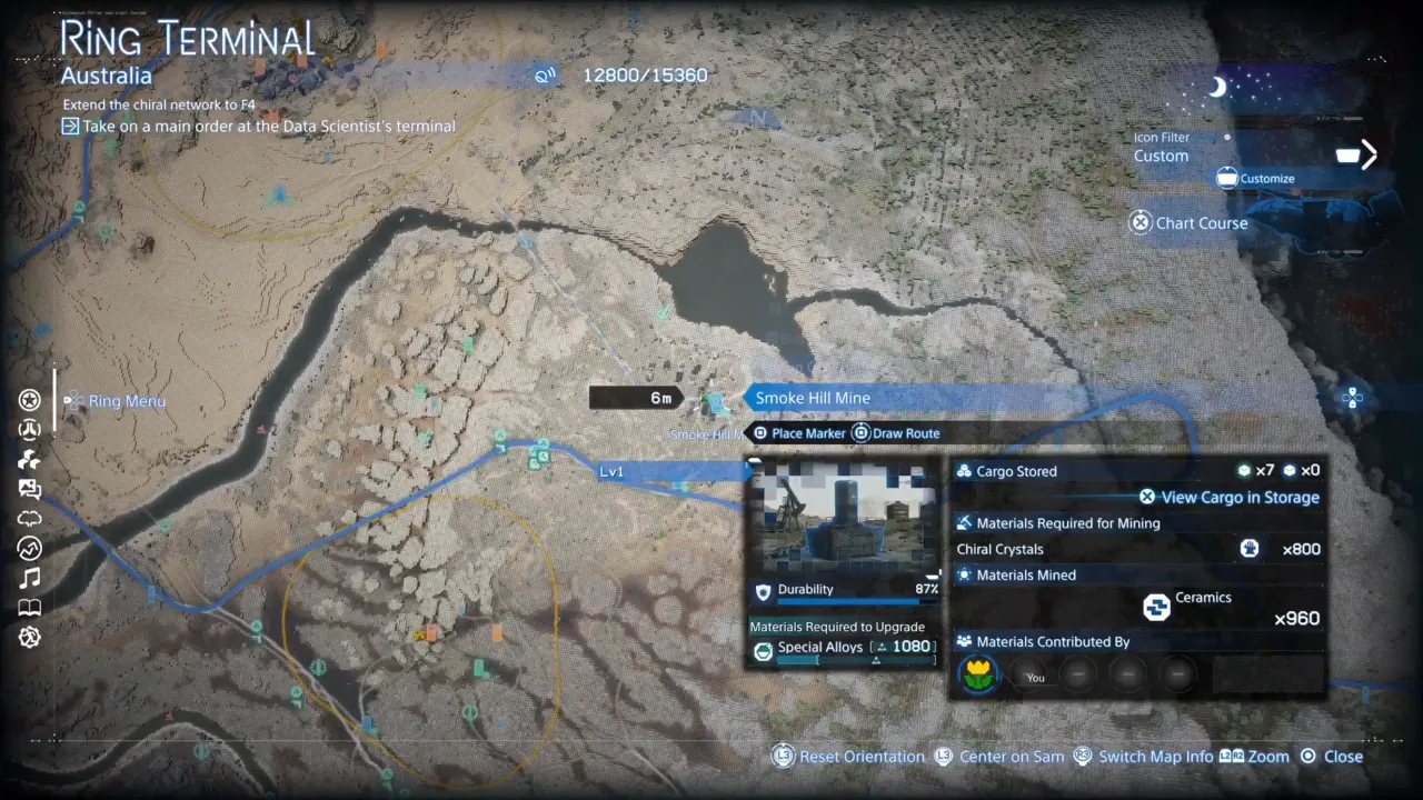 Smoke Hill Mine map location in Death Stranding 2