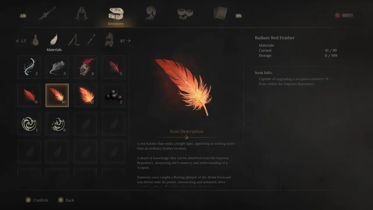 Wuchang Fallen Feathers - Radiant Red Feather