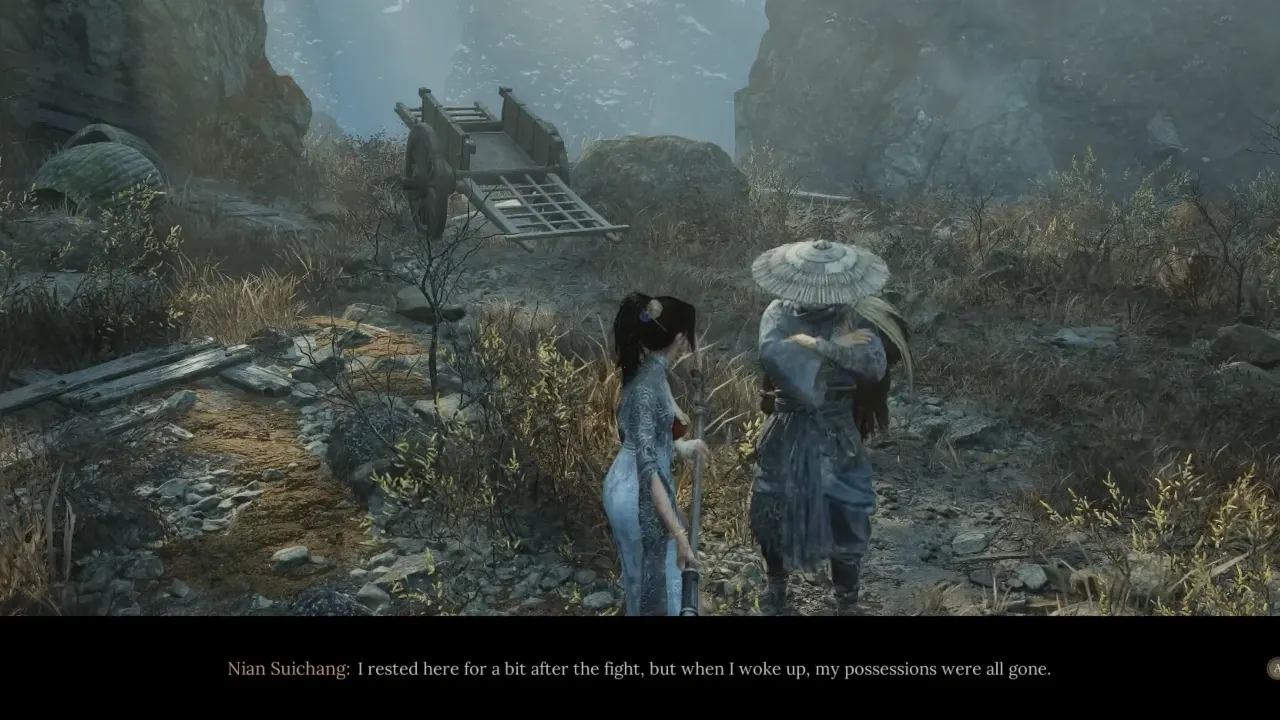 Hillswatch encounter with Nian Suichang in Wuchang Fallen Feathers