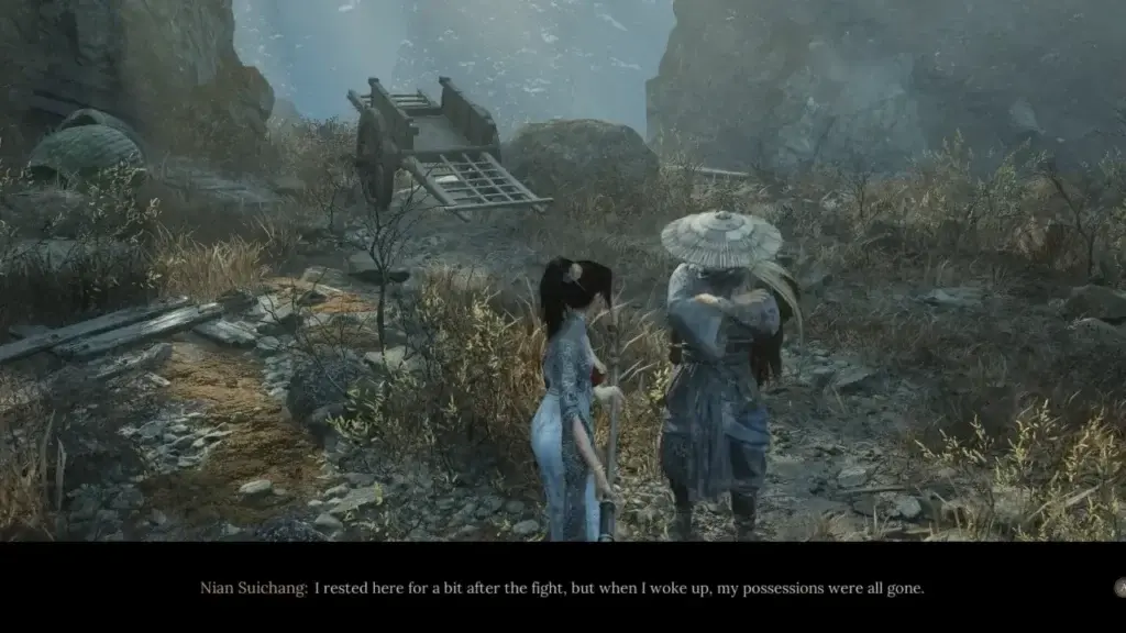 Hillswatch encounter with Nian Suichang in Wuchang Fallen Feathers