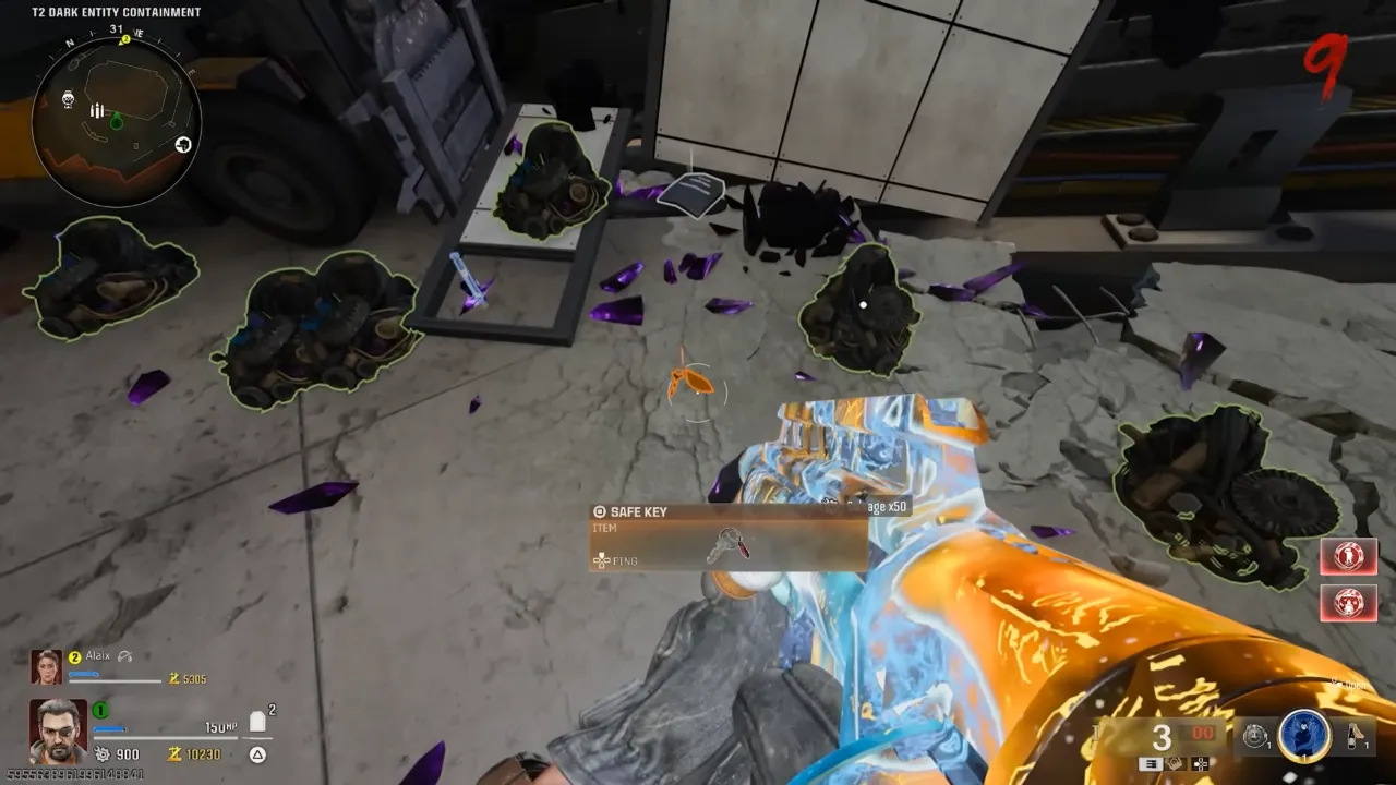 Driving ARC-XD through small gap in fence in Black Ops 6 Zombies