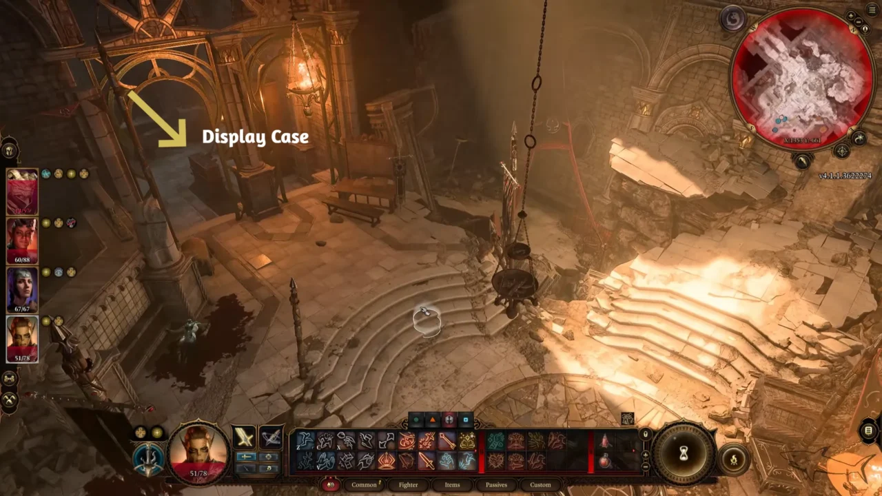 Display Case containing Strange Chunk of Amber in Inquisitor's Chamber - Baldur's Gate 3