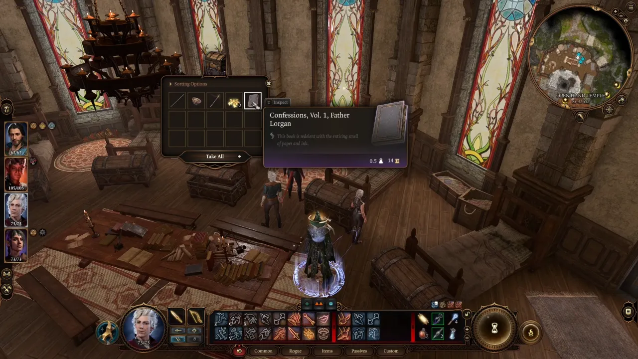 Journal about Father Logan - Baldur's Gate 3