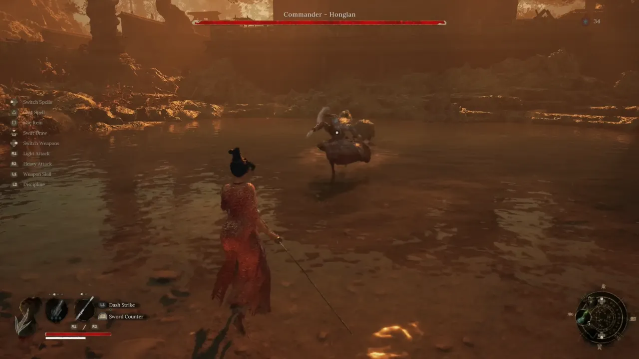 Phase One - Wuchang Fallen Feathers Commander Honglan boss fight