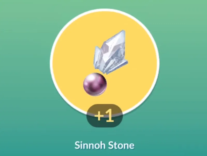 Pokemon Go Sinnoh Stone