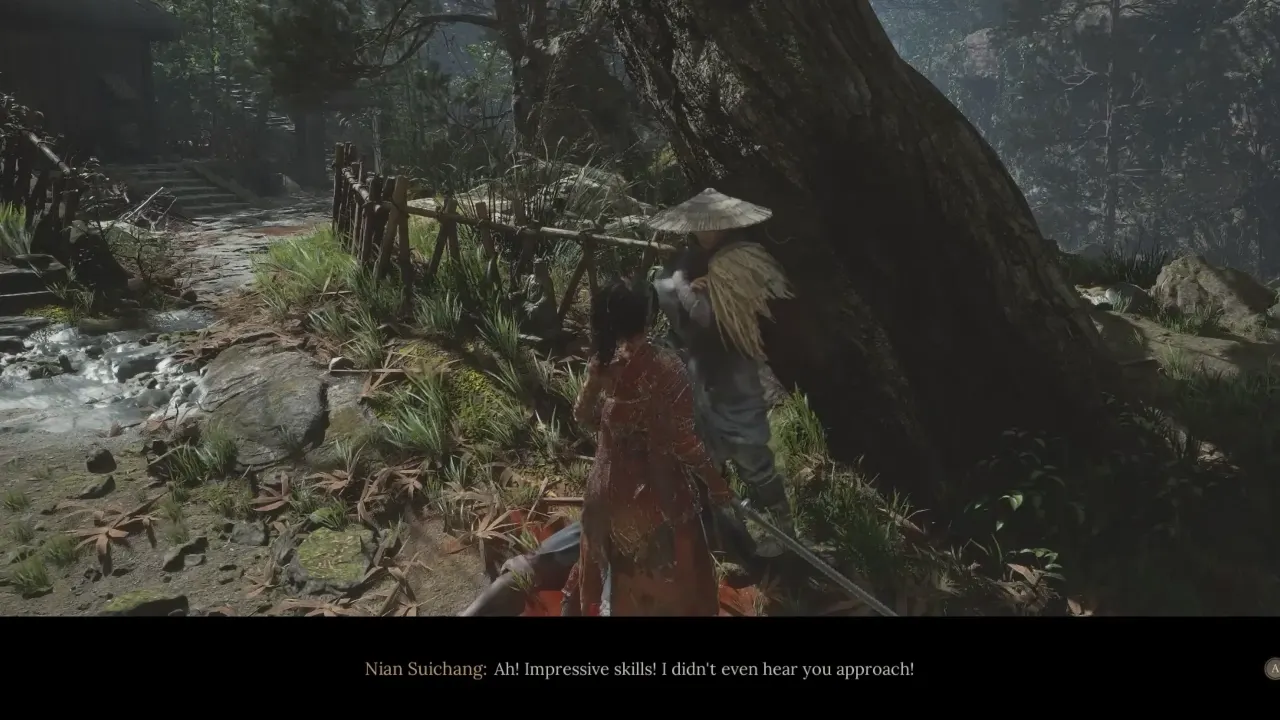 First encounter with Nian Suiching at Worship's Rise Lightzen Temple - Wuchang Fallen Feathers