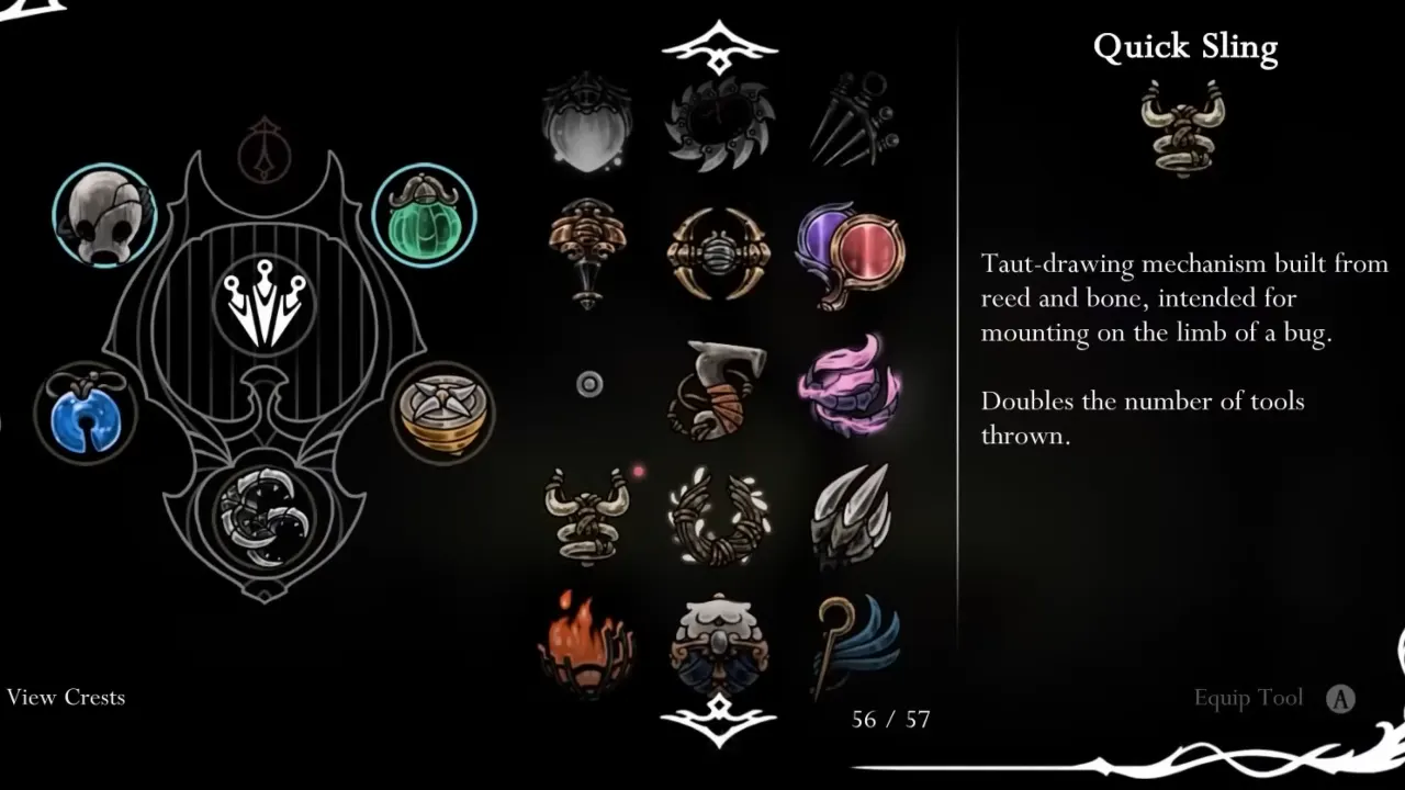 Hollow Knight Silksong Quick Sling