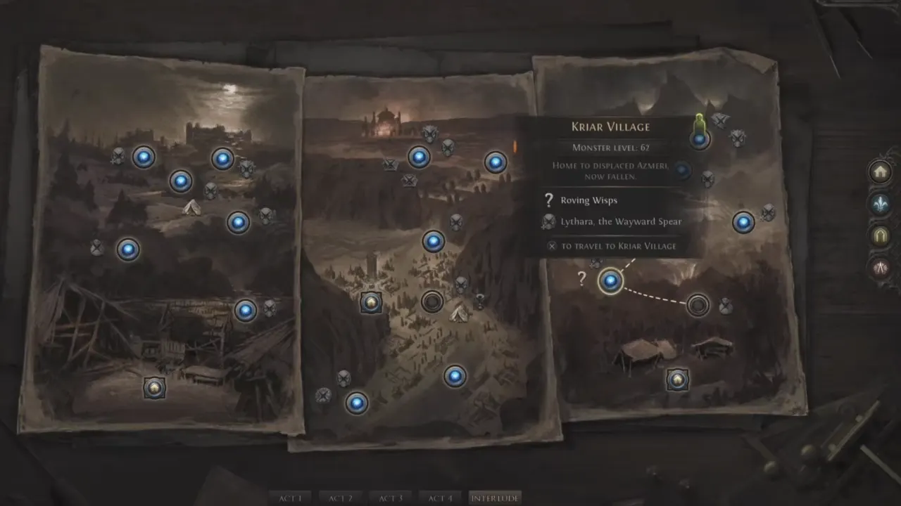 Path of Exile 2 Roving Wisps