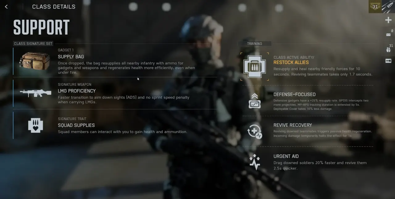 Battlefield 6 Support Class