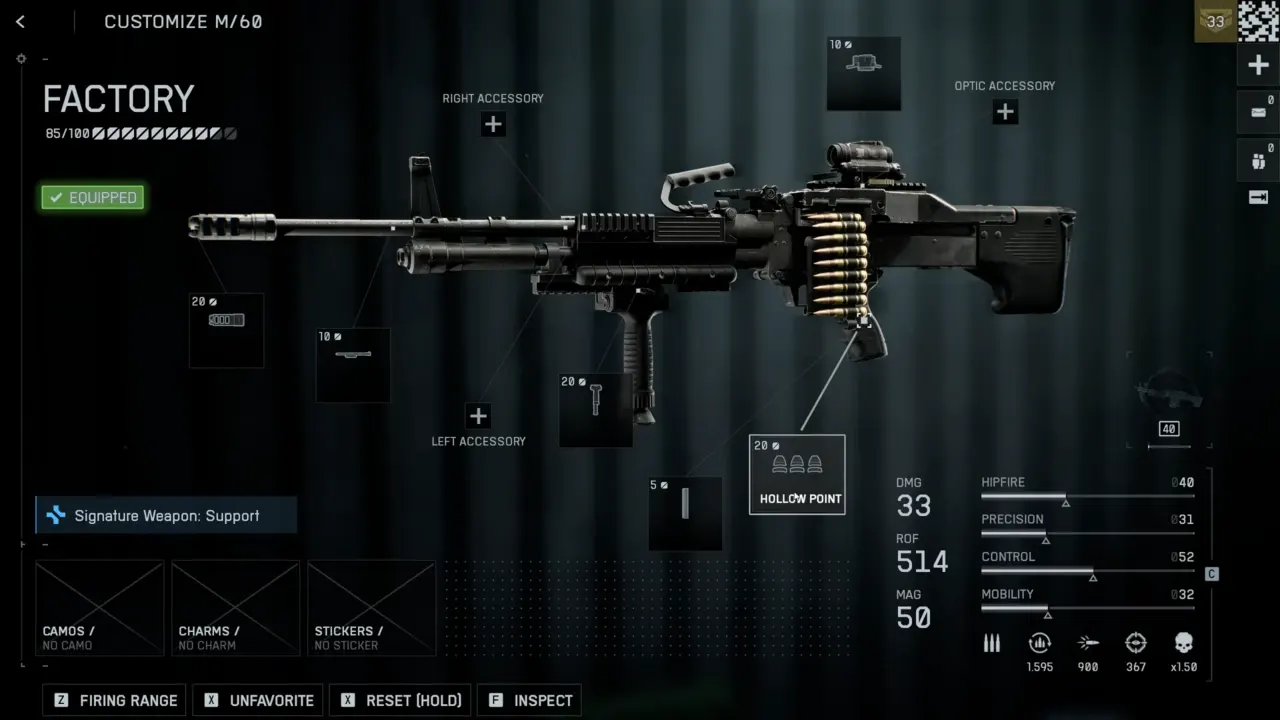 Best M60 Loadout in Battlefield 6