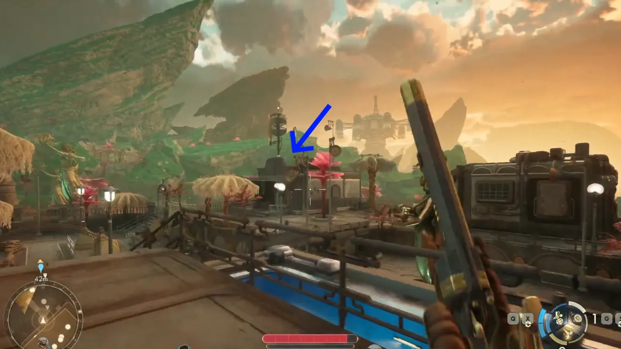 Broadcast facility building marked - The Outer Worlds 2