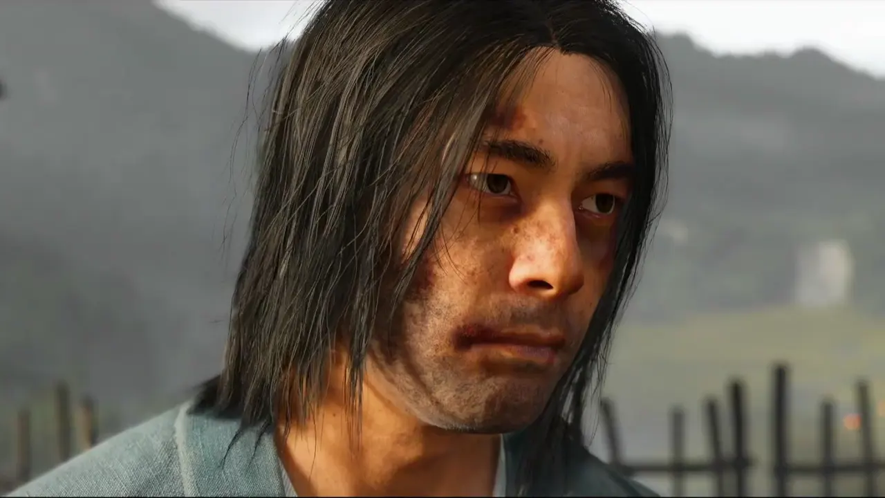 Ghost of Yotei Jubei's face close-up