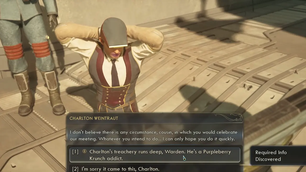 Charlton Execution - For Whom the Bridge Tolls The Outer Worlds 2