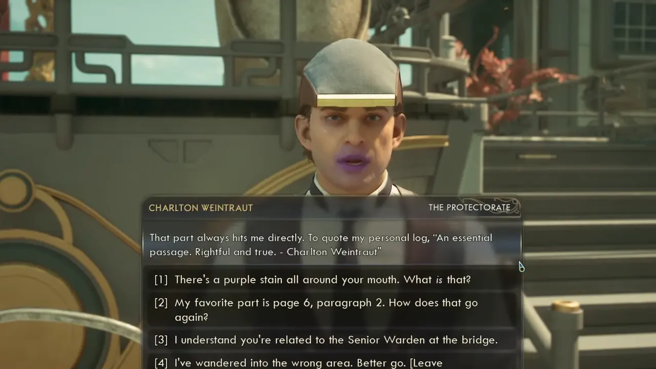 Talking to Charlton Weintraut - For Whom the Bridge Tolls The Outer Worlds 2