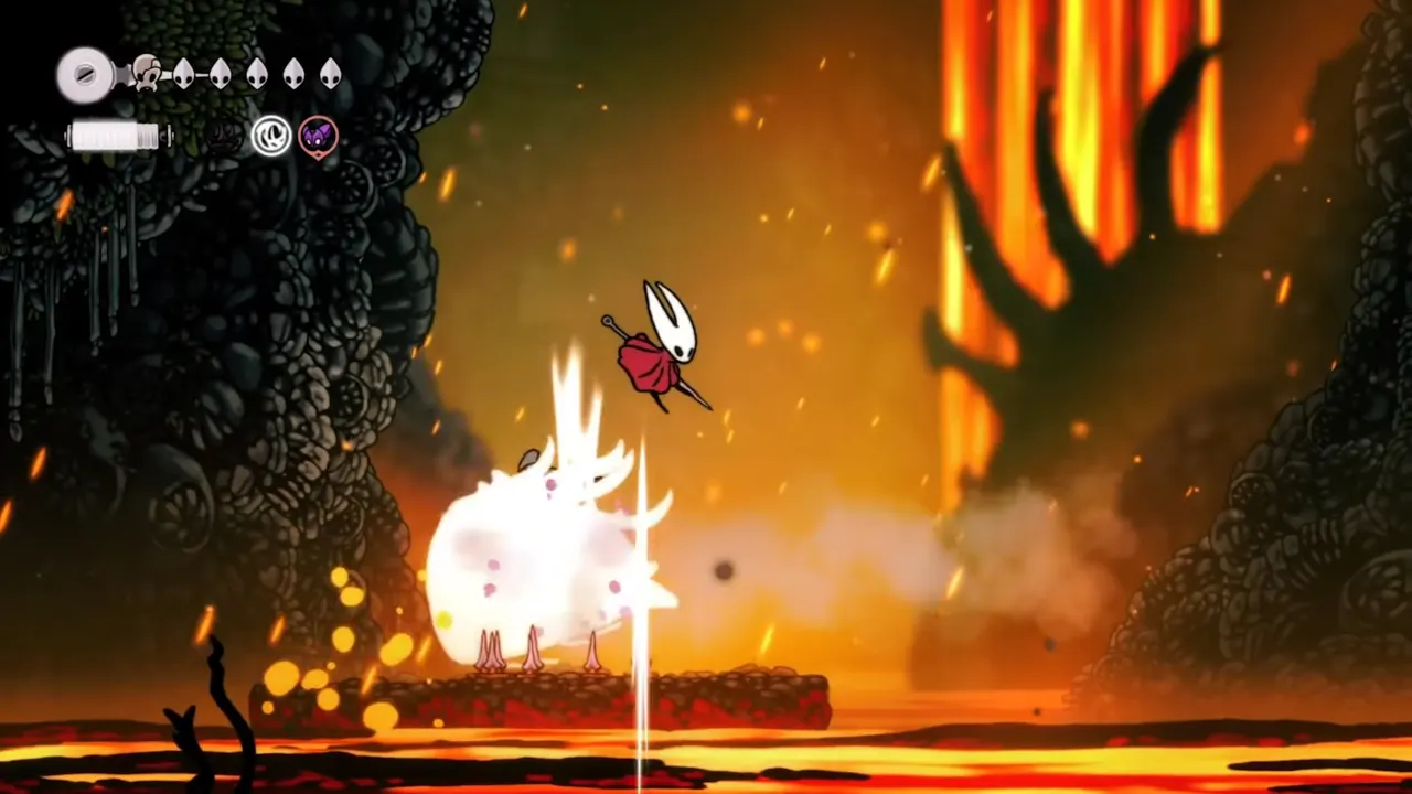 Dash Charge of Savage Beastfly 2 Hollow Knight Silksong