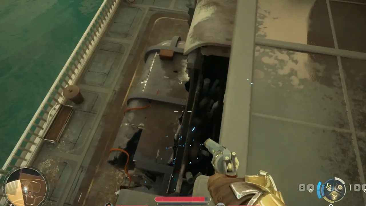 Drop from roof inside power generator room - The Outer Worlds 2