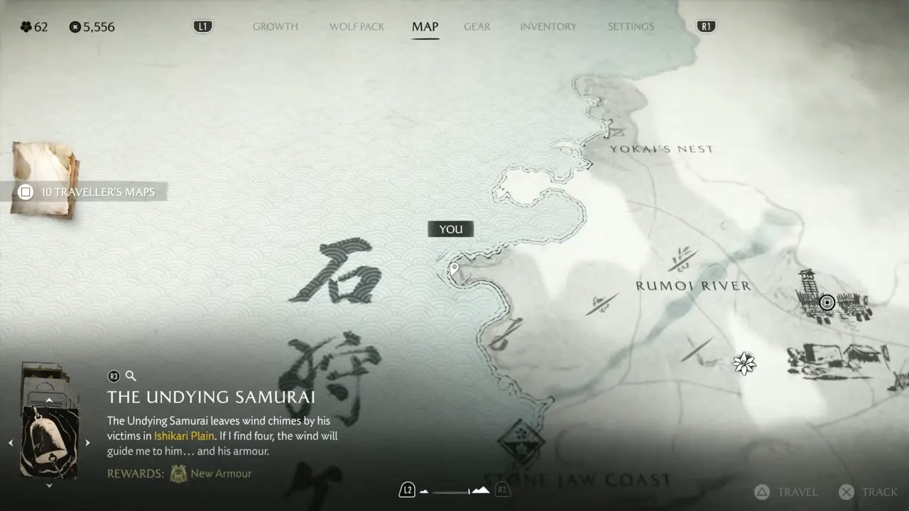 Ghost of Yotei The Undying Samurai Location