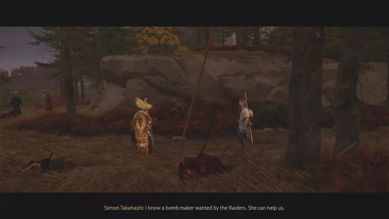 Ghost of Yotei The Yari's Fury - Atsu and Takahashi last conversation
