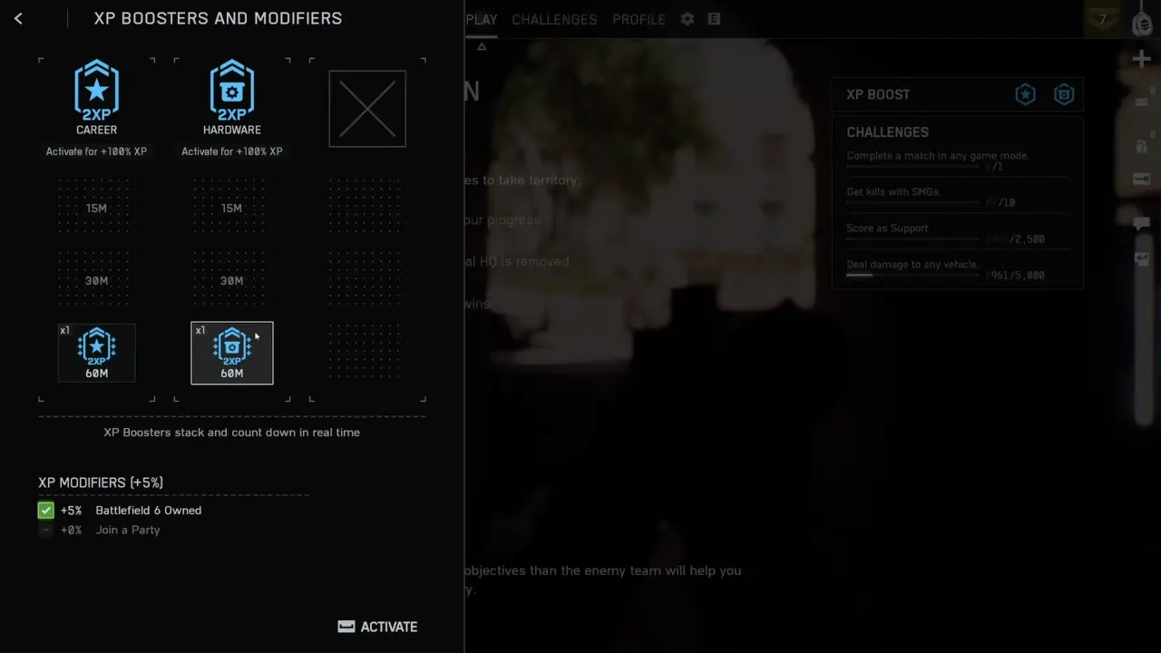 How to Activate XP Boost Tokens in Battlefield 6