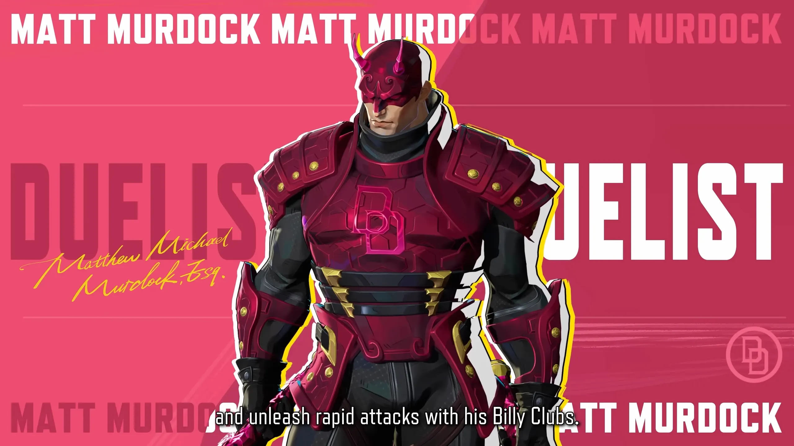 Marvel Rivals Season 4.5 Daredevil Hero