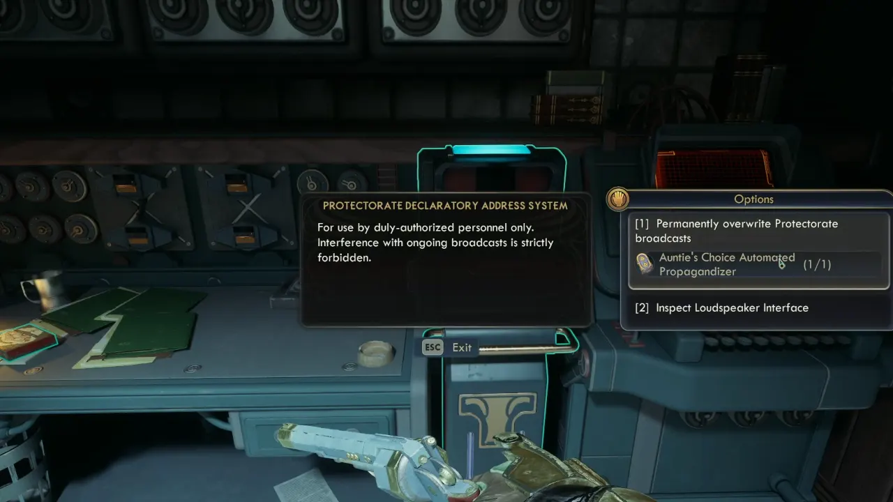 Sabotage the Westport Broadcast Facility - The Outer Worlds 2