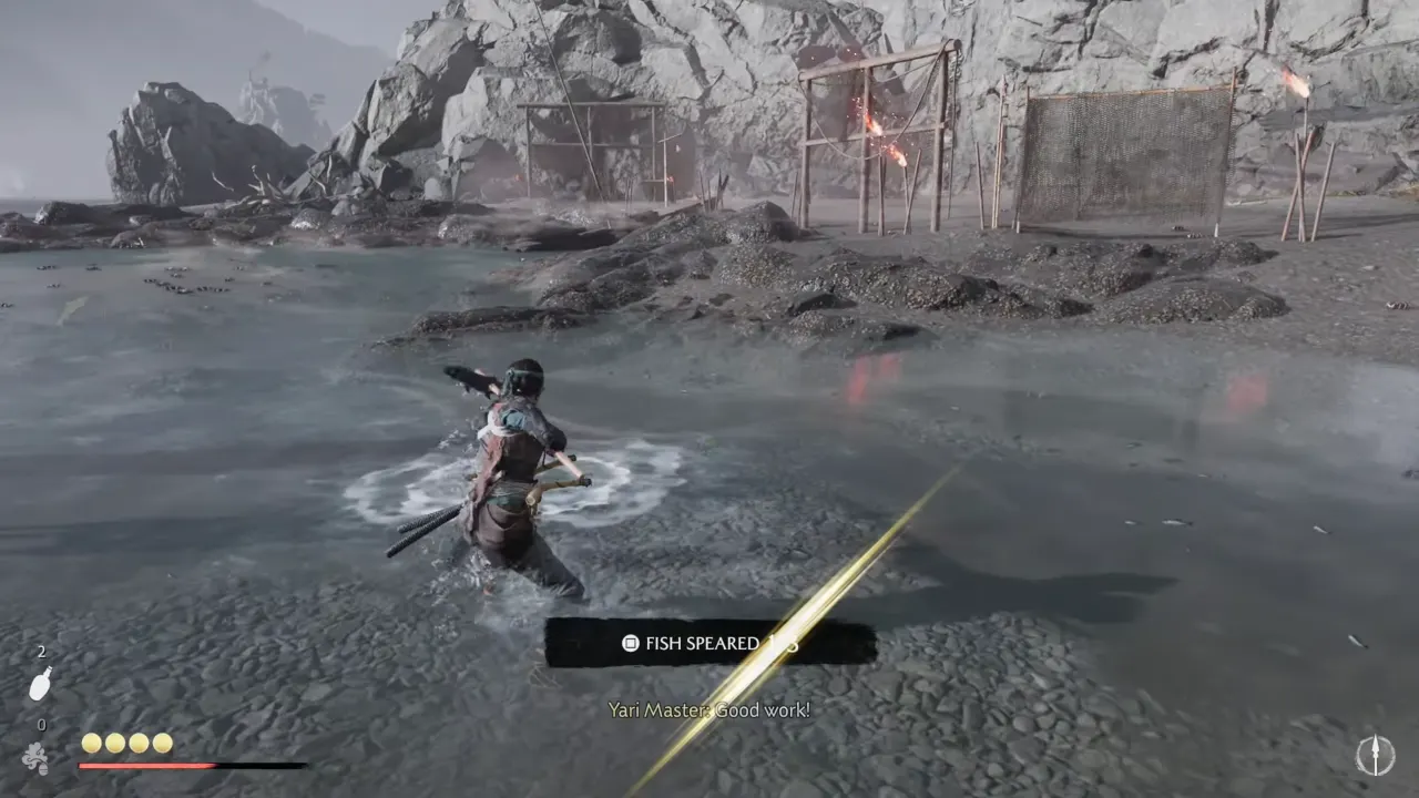 Second spear fish training - Ghost of Yotei