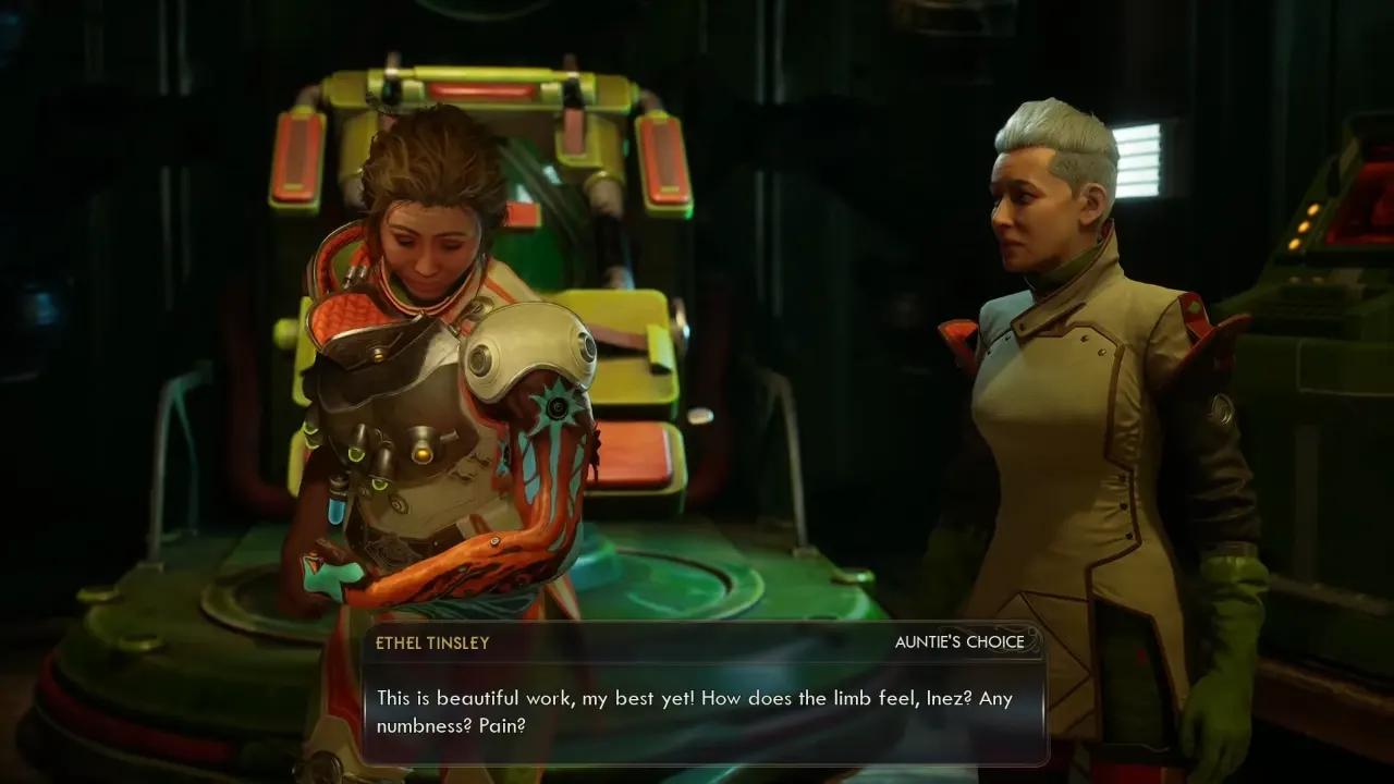 Should You Pick the Crabble Claw or Raptidon Fin for Inez in Outer Worlds 2