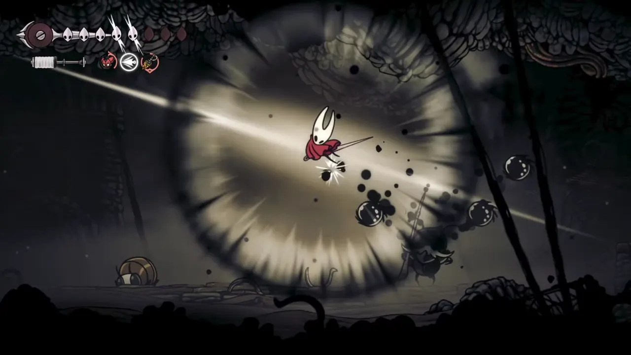 Silksong Lost Garmond Spear Smash (Dive Attack)