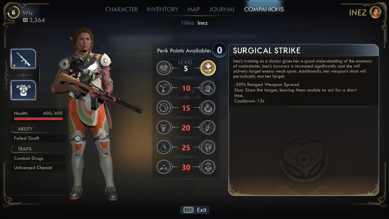 The Outer Worlds 2 Inez Companion