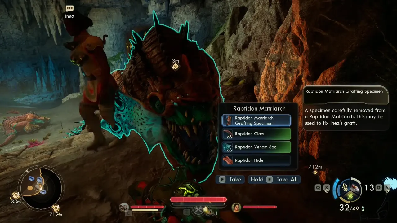 The Outer Worlds 2 Raptidon Graft