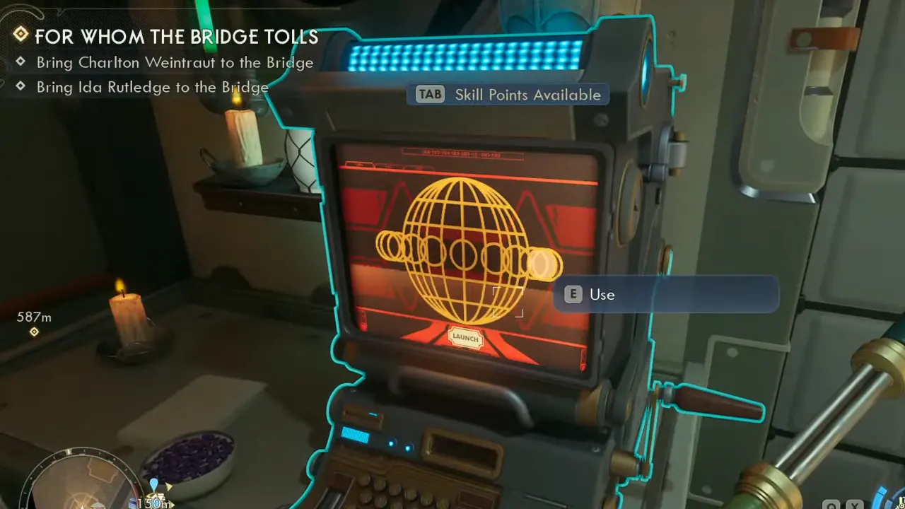 Use Terminal in Charlton House - For Whom the Bridge Tolls The Outer Worlds 2