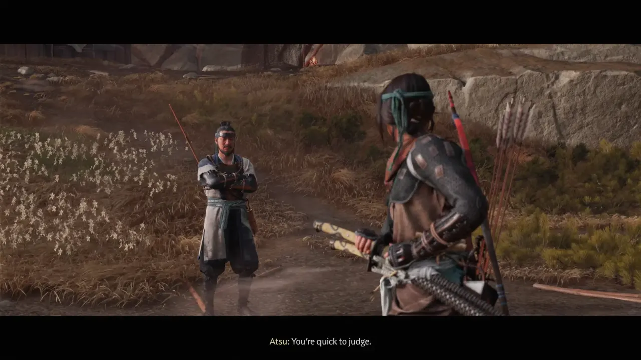 Yari Master first encounter with Atsu Ghost of Yotei