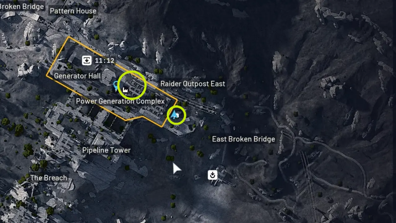 ARC Raiders Dam Battlegrounds Power Cables Location 1