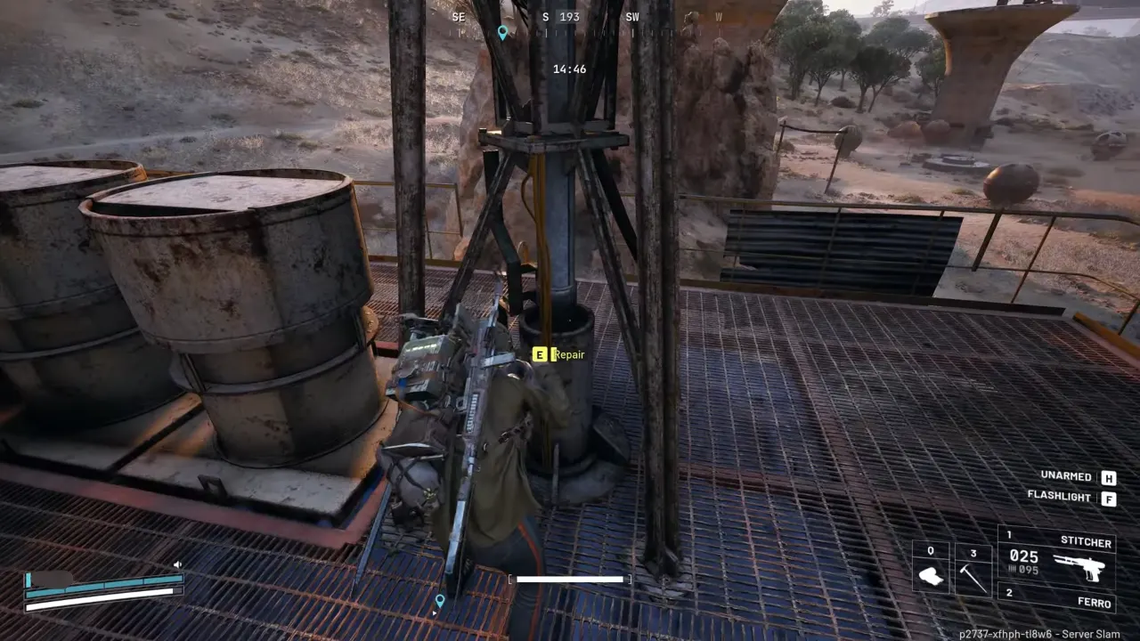 ARC Raiders Off the Radar Quest - Repairing Antenna on Field Depot roof