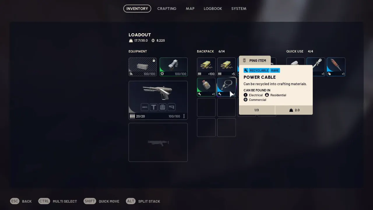 ARC Raiders Power Cable