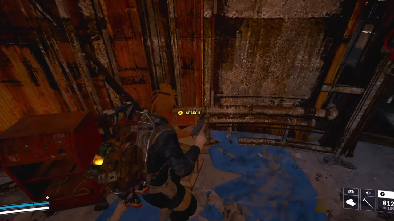 ARC Raiders South Swamp Outpost papers in building