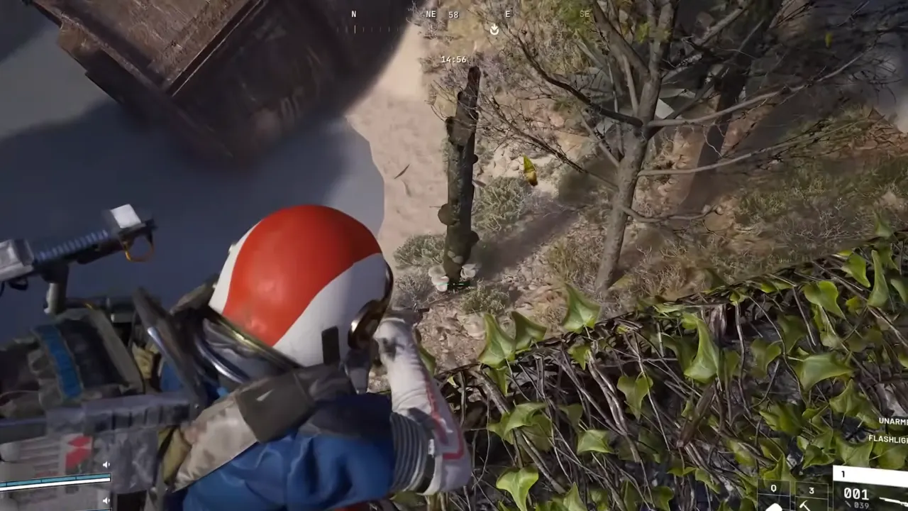 ARC Raiders Spaceport Mushroom Guaranteed Spawn on tree trunk