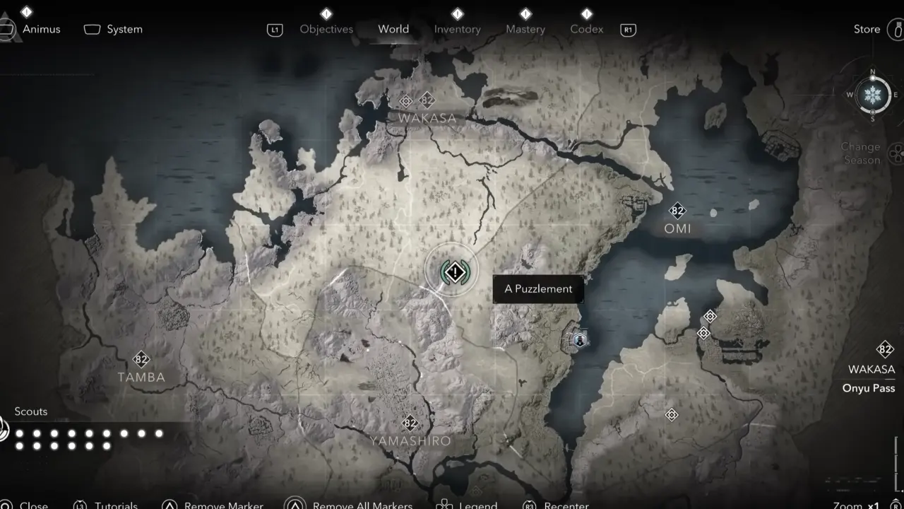 Assassin's Creed Shadows A Puzzlement Location