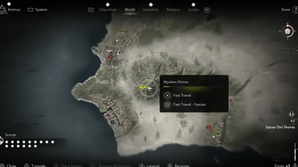 Assassin's Creed Shadows Myoken Shrine Location