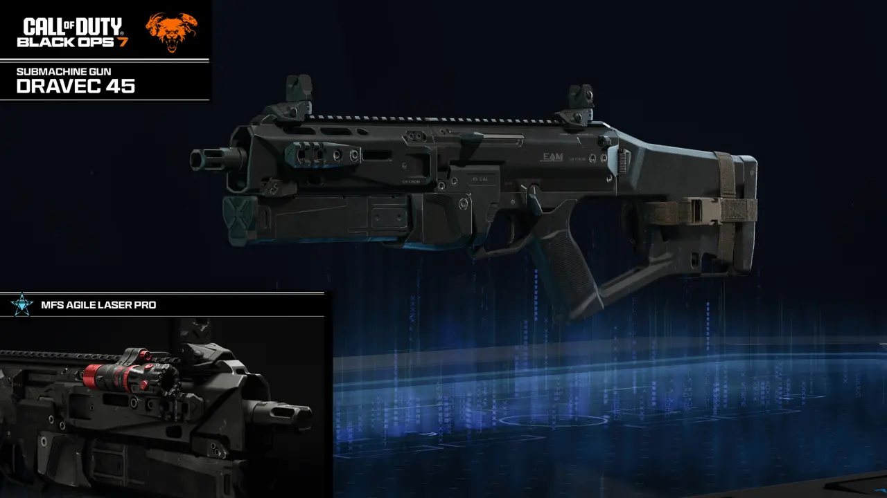 Black Ops 7 Dravec 45 SMG