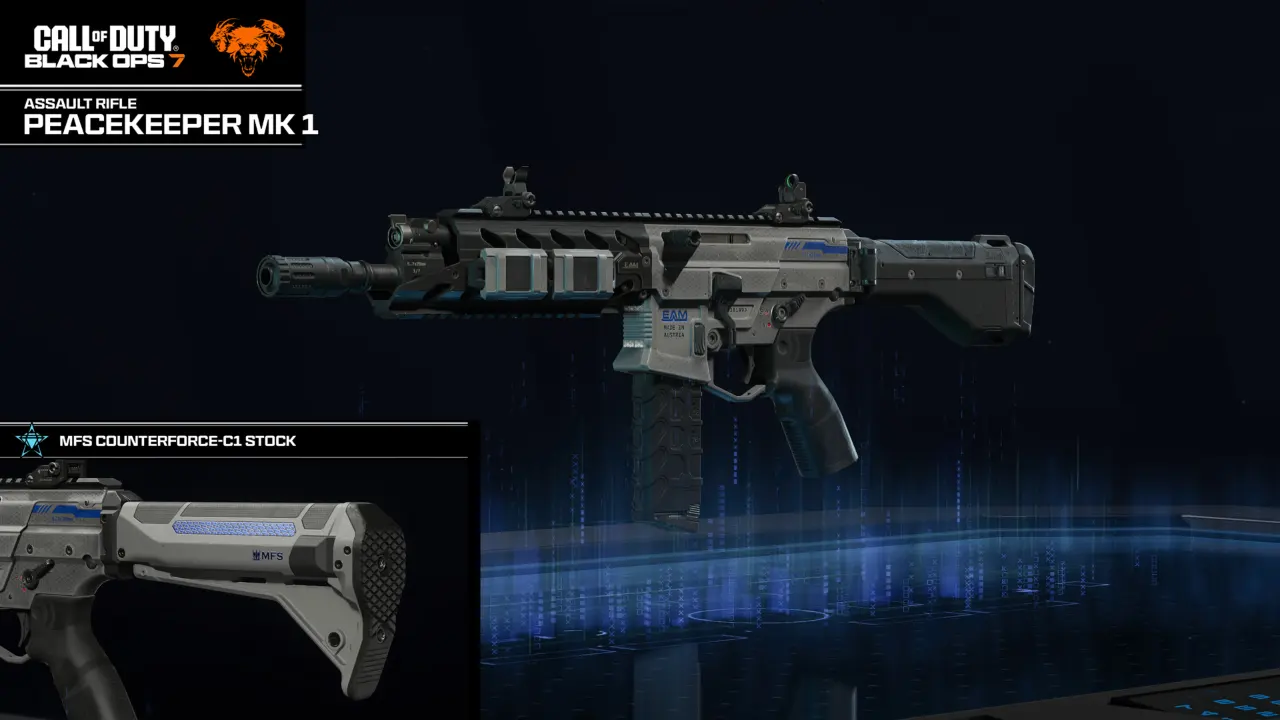 Blacks Ops 7 Peacekeeper MK1