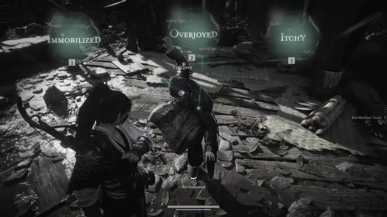 Block Yan Qiren acupoint - Meridian Touch Where Winds Meet