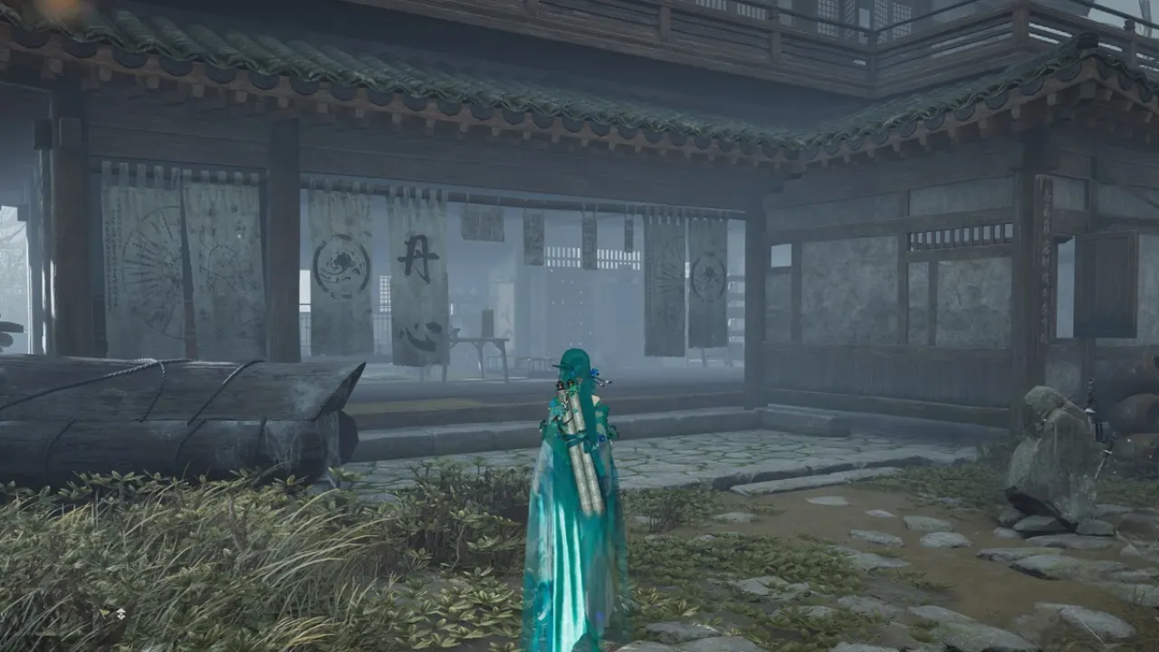 Building in the village with Longevity Fruit inside.