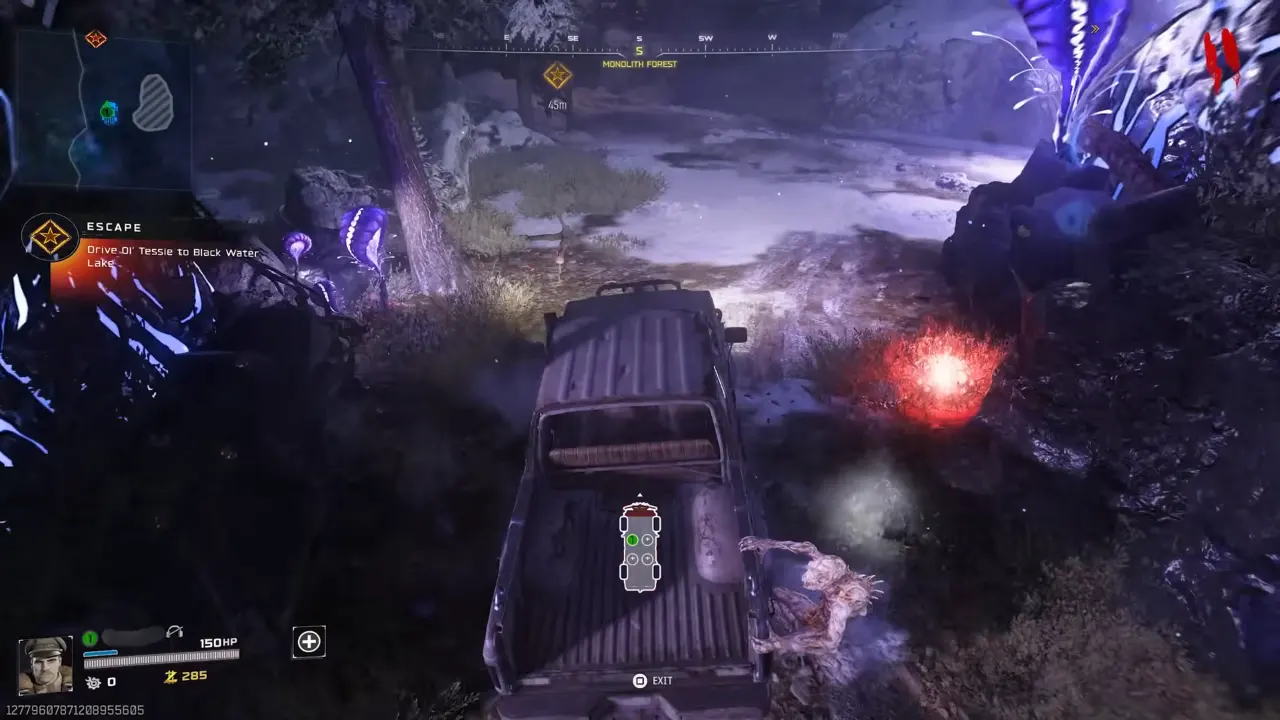 Driving through Monolith Forest - Black Ops 7 Zombies Pack A Punch