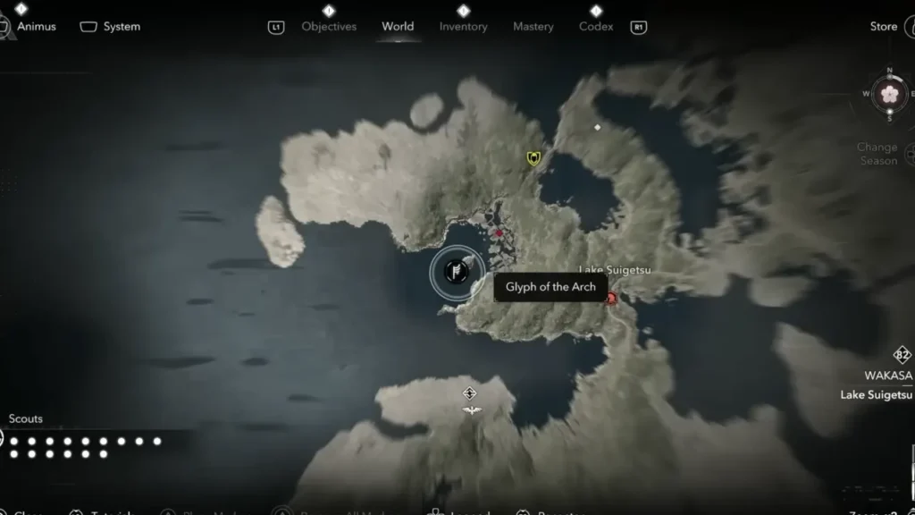 Glyph of the Arch Location