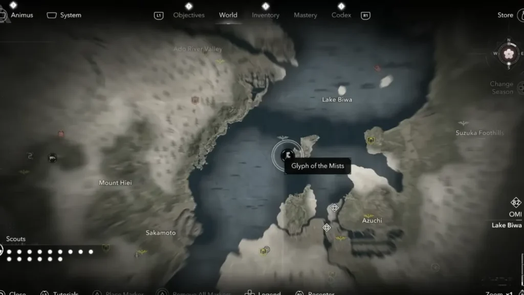 Glyph of the Mists Location