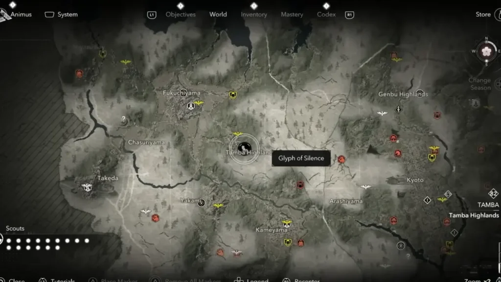 Glyph of Silence Location