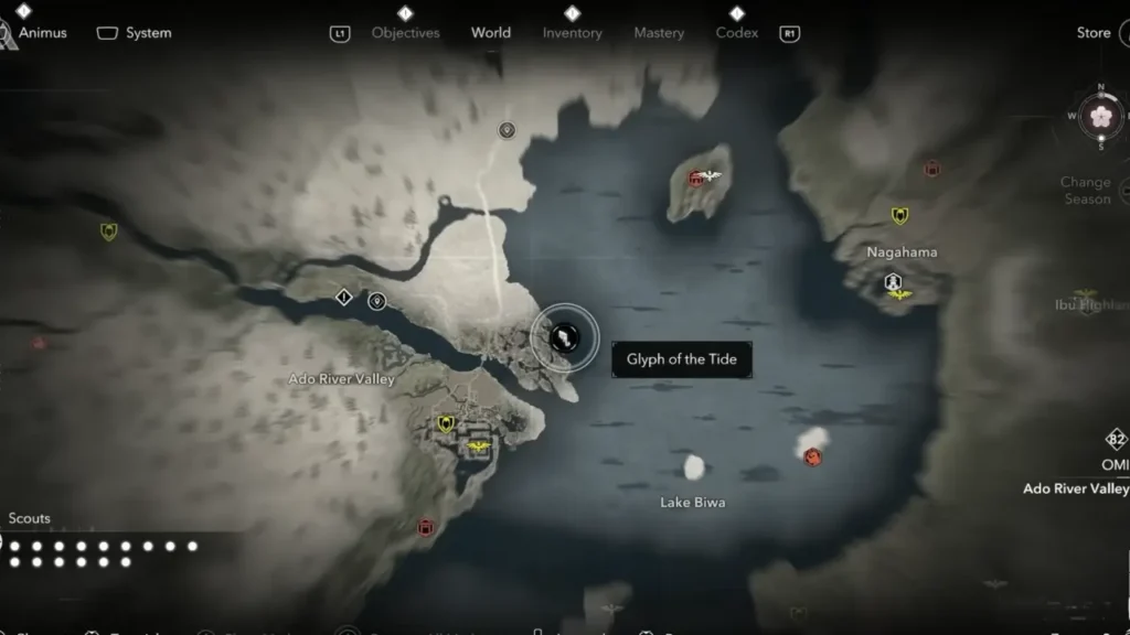 Glyph of the Tide Location